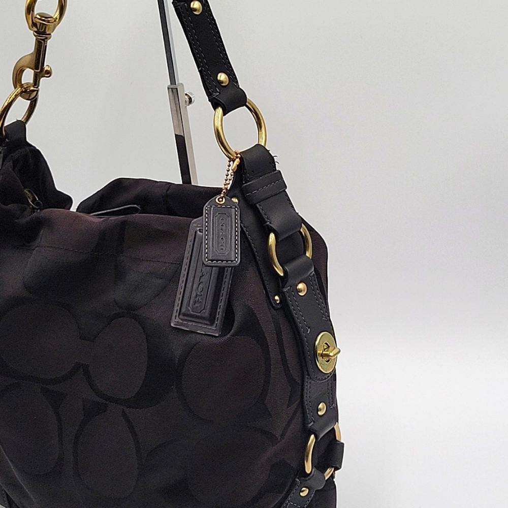 Coach Canvas Monogram Tote Bag - Picture 2 of 15